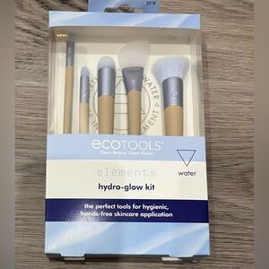 New/ 5 Piece EcoTools Elements Hydro-Glow Kit Skincare Facial Brushes